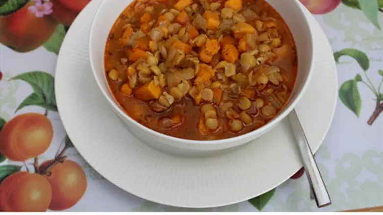 Sweet Potato and Split Pea Soup