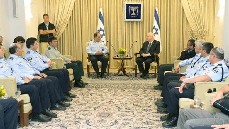 סגל הפיקוד הבכיר במשכן הנשיא