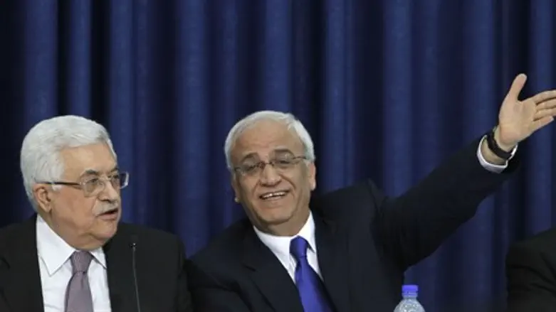 Mahmoud Abbas, Saeb Erekat