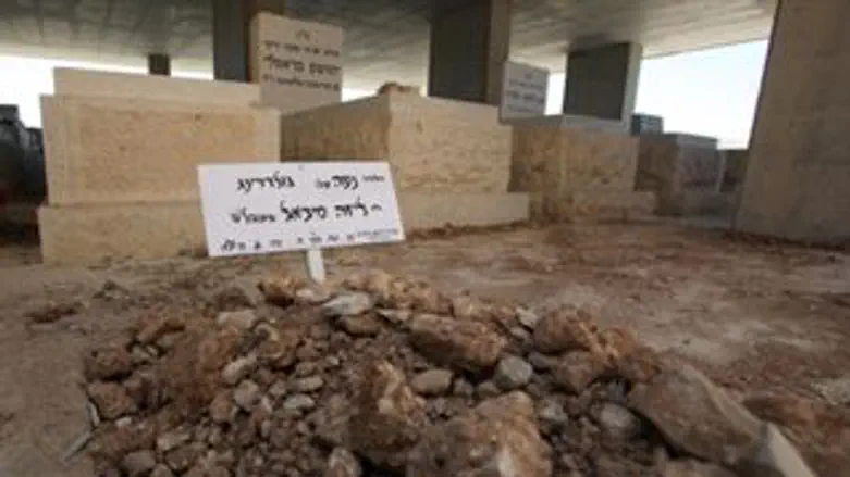 גם הסביבה אשמה. קבר הילדה שנרצחה.