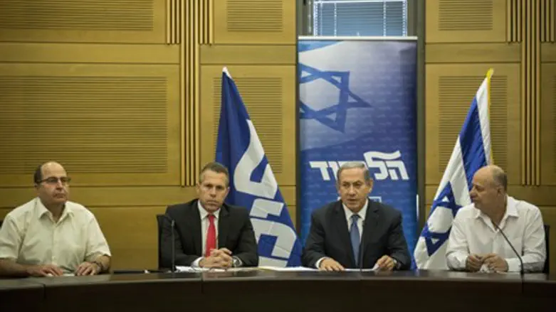 נתניהו בישיבת הסיעה