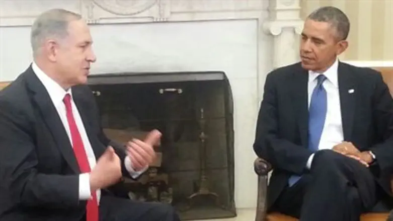Биньямин Нетаньяху и Барак Обама
