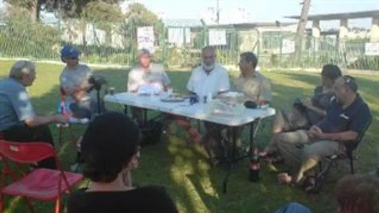 ישיבת מועצת אלקנה מול הכנסת