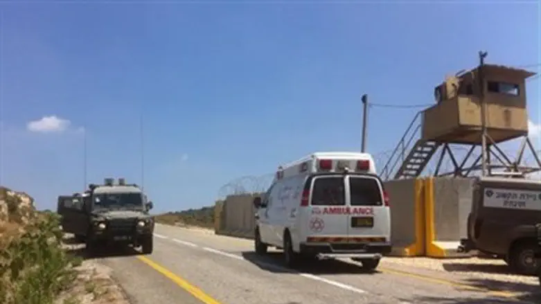 Scene of stabbing attack