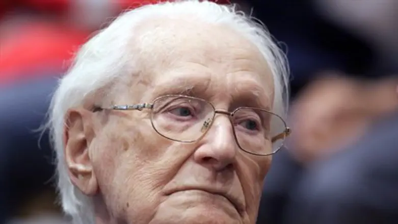 Oskar Groening in the courtroom