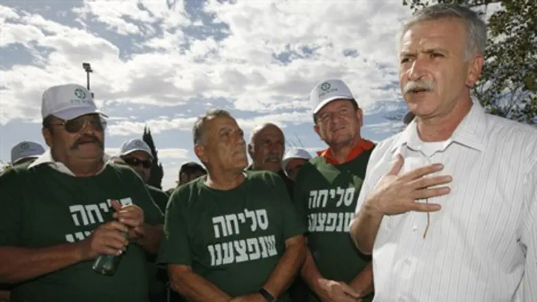 נכי צה"ל מפגינים. ארכיון