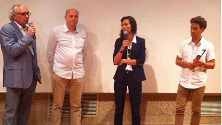 Мария Кравченко с продюсером в Аудиториуме