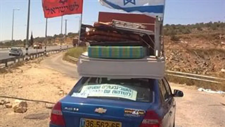 הסיוע מהמרכז בדרך למאחזים