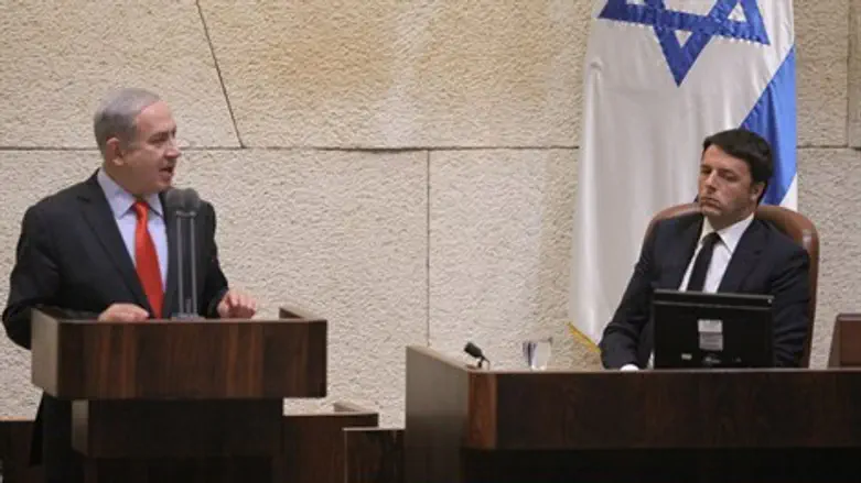 נתניהו וראש ממשלת איטליה