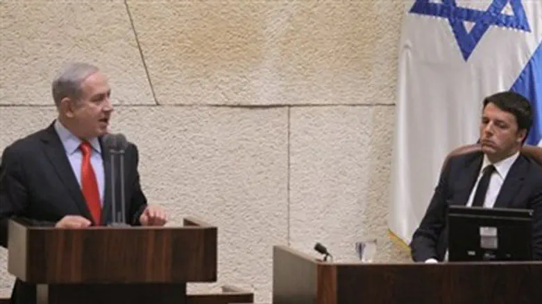 Binyamin Netanyahu, Matteo Renzi