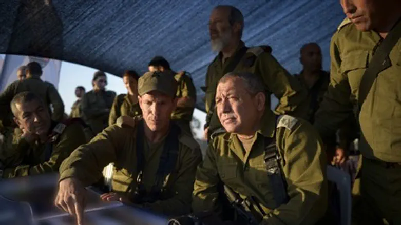 רא''ל איזנקוט בתרגיל