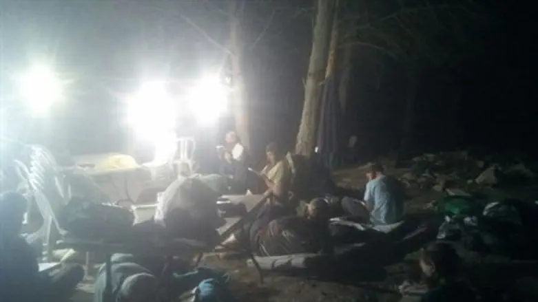 Tisha B'Av gathering at Homesh