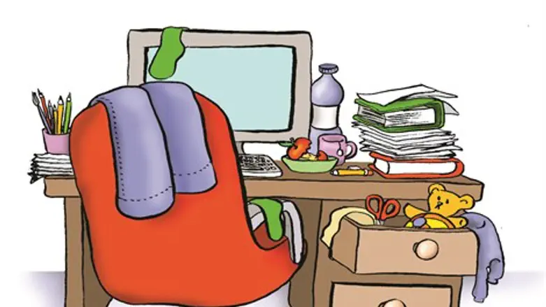 שולחן משרדי מבולגן הוא דבר מצוין