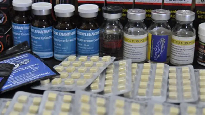 חלק מהסטרואידים שנתפסו