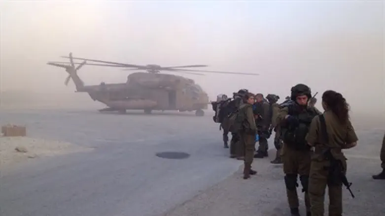 פינוי הפצועים, הלילה