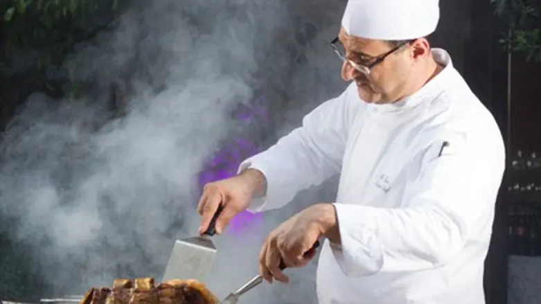 Brazilian Grill in the Atrium of the Inbal Hotel Jerusalem