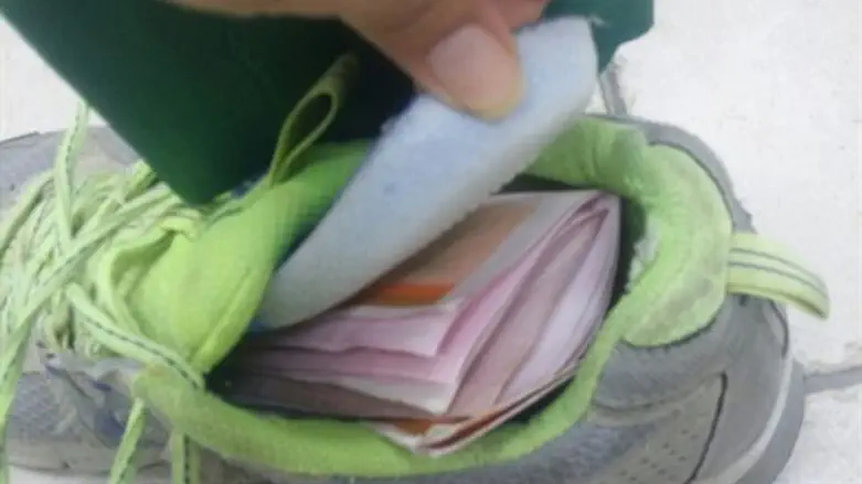 האישורים מוסלקים בנעל