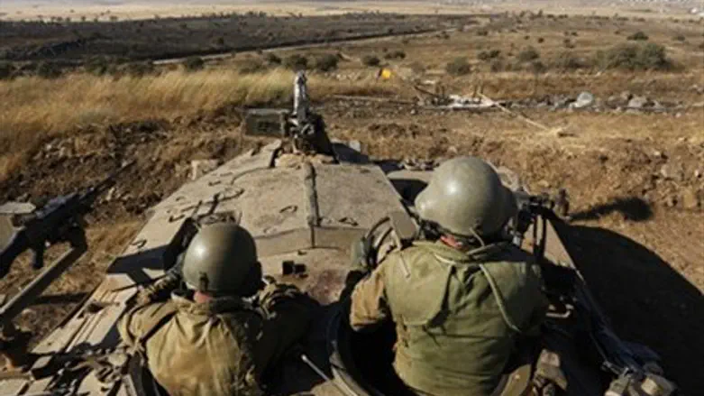 Силы ЦАХАЛа на границе с Сирией