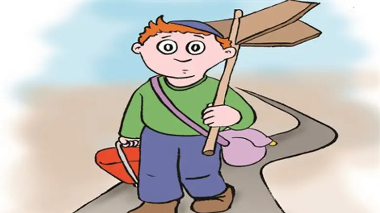 לא לרדת מהדרך הראשית ולהמשיך לנסוע במסלול הנכון.