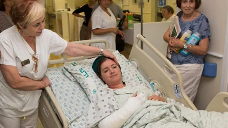 Inbar Azrak was severely wounded in the attack