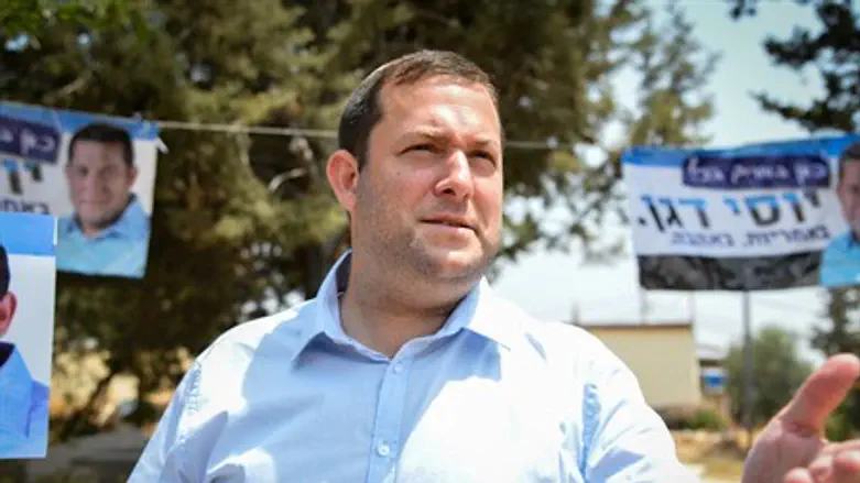 Yossi Dagan on election day