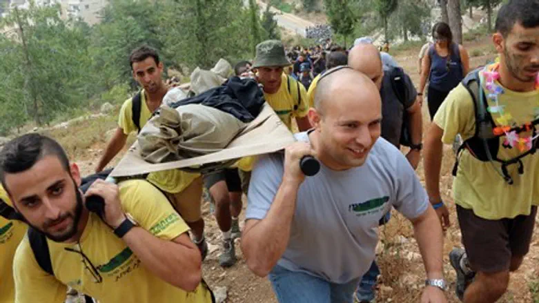 Нафтали Беннет – участник похода