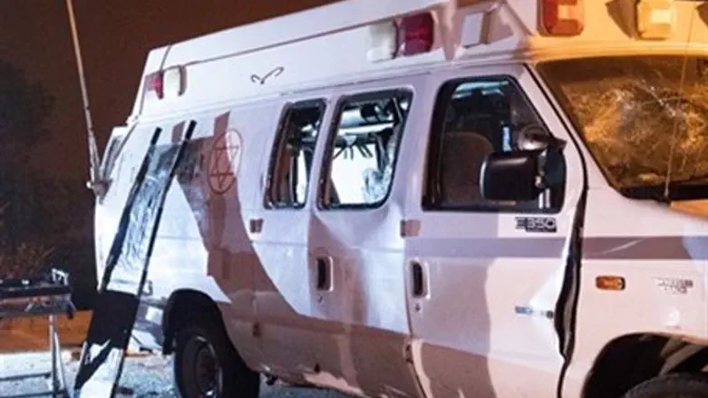 Ambulance after lynching.