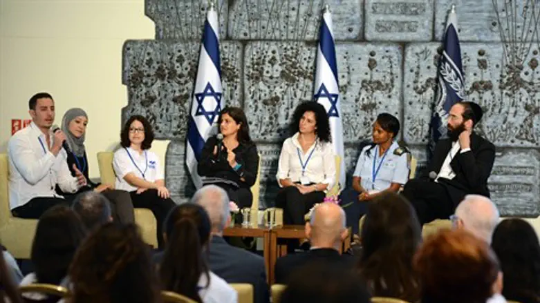 הפאנל בבית הנשיא