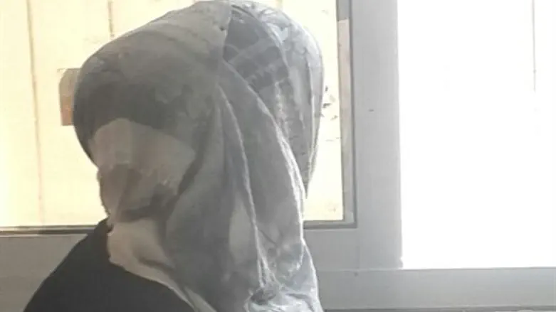 הפלסטינית שנמצא הסכין בתיקה