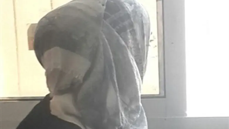 Palestinian woman stopped by police