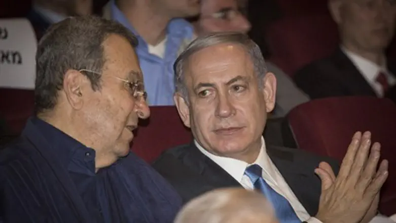 נתניהו וברק בהקרנת הסרט. השבוע