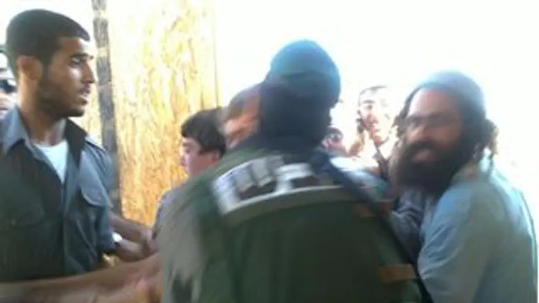 פינוי המאחז. היום