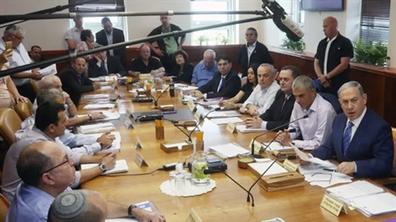 Заседание израильского правительства