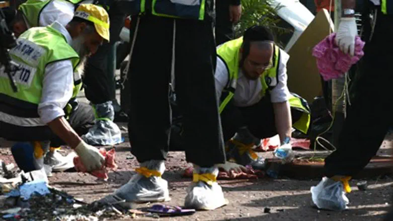 На месте теракта. Иллюстрация