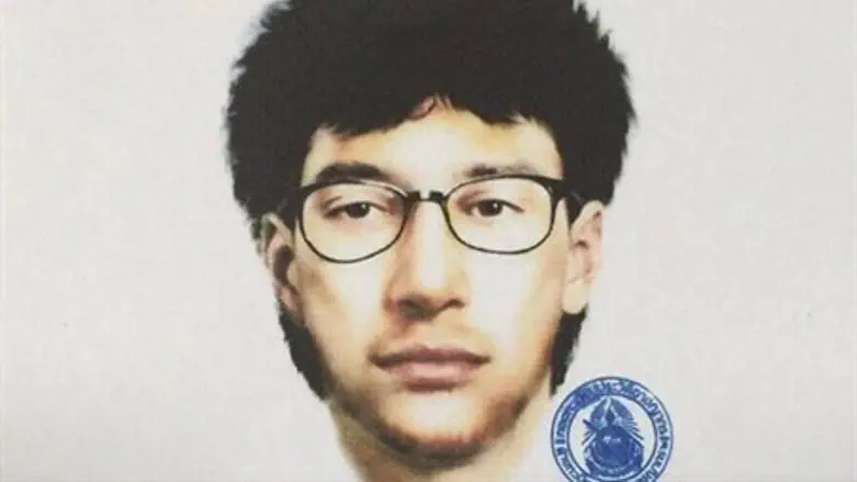 Sketch of Bangkok bombing suspect