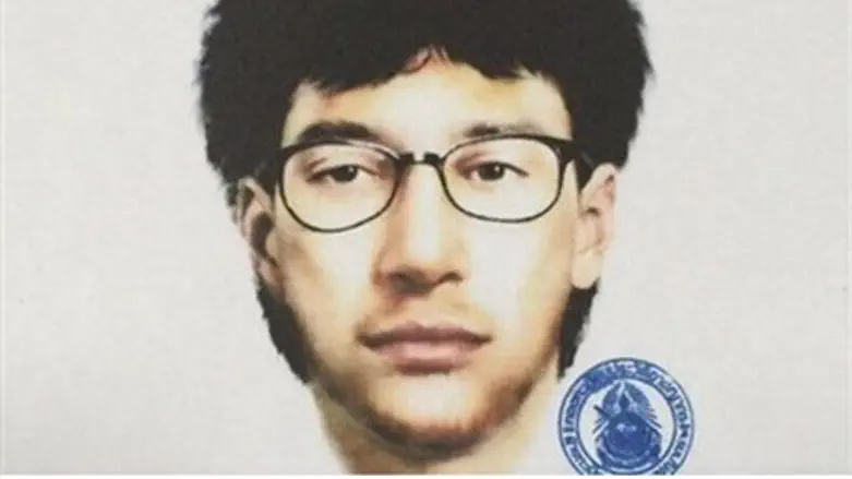 Sketch of Bangkok bombing suspect