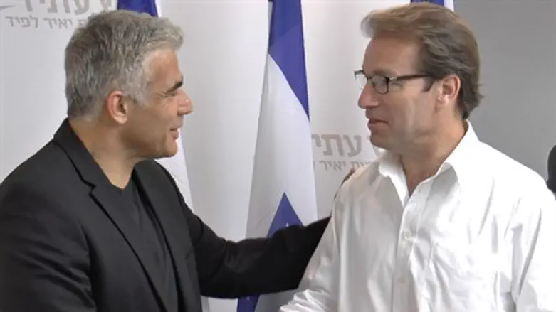 יאיר לפיד ופיטר רוסקאם