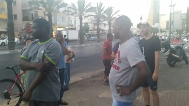 Protest against infiltrators