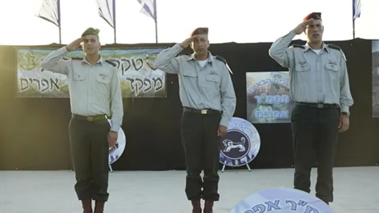 טקס החלפת מפקדים בחטיבת אפרים