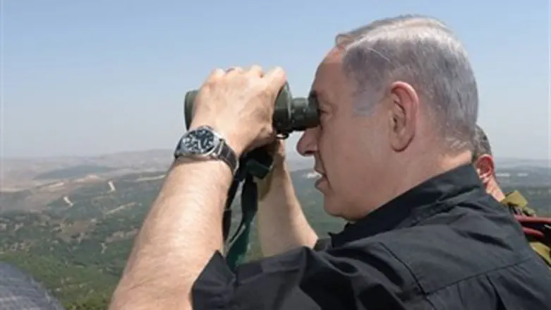 Нетаньяху на севере Израиля