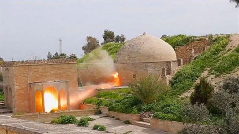 Monastery destroyed by ISIS (archive)