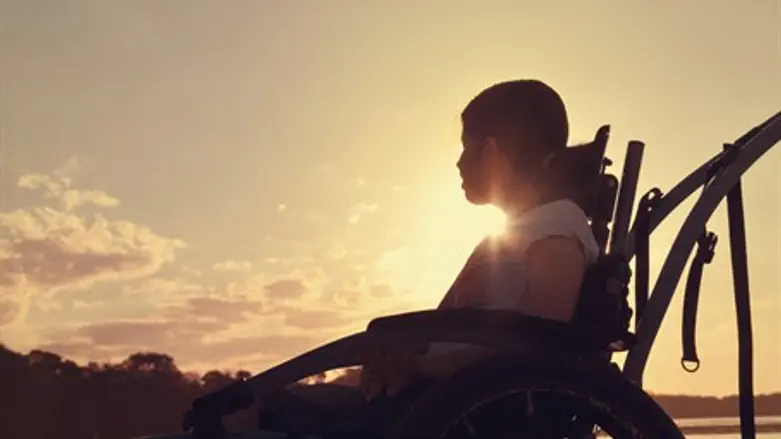 Disabled child (illustration)