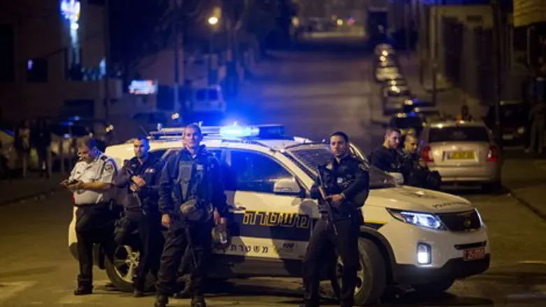 כוחות משטרה בא-טור במזרח ירושלים