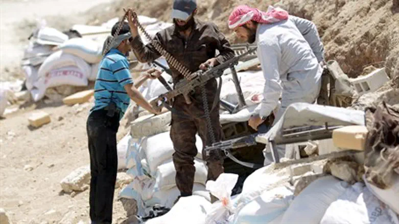 Ahrar al-Sham rebel fighters in Syria