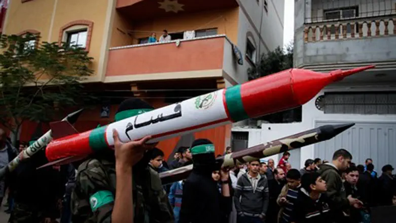 "Ракетный парад" боевиков группировки ХАМАС