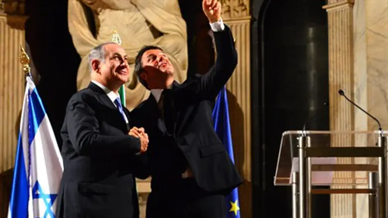 נתניהו באיטליה