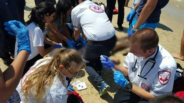 טביעה בחוף סירונית בנתניה