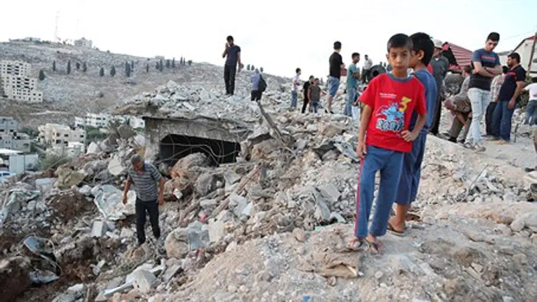 Remains of Abu Haya home.