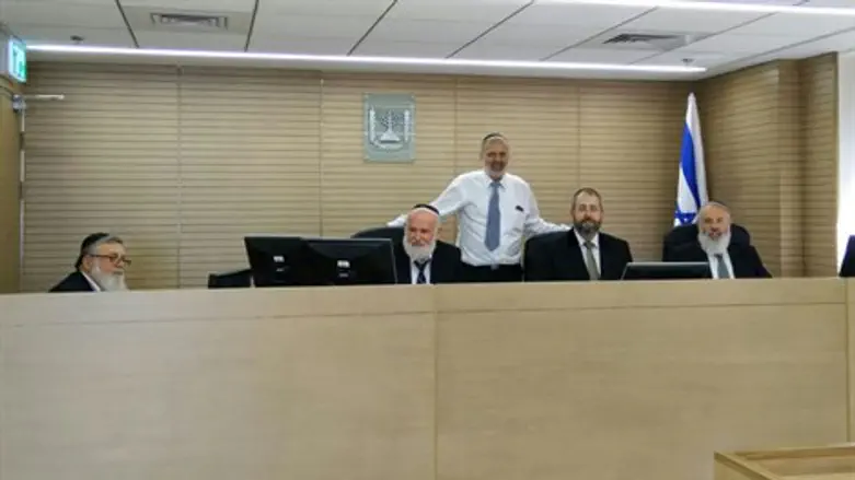 האולם החדש בו יושב הרכב הרב לאו