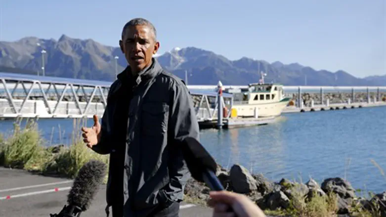 הנשיא אובמה באלסקה, השבוע